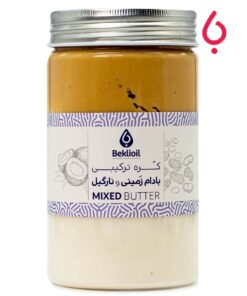 کره مخلوط بادام زمینی+نارگیل