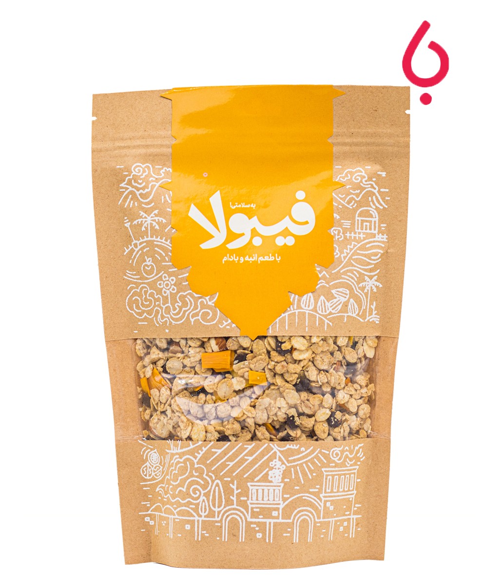 گرانولا فیبولا انبه بادام